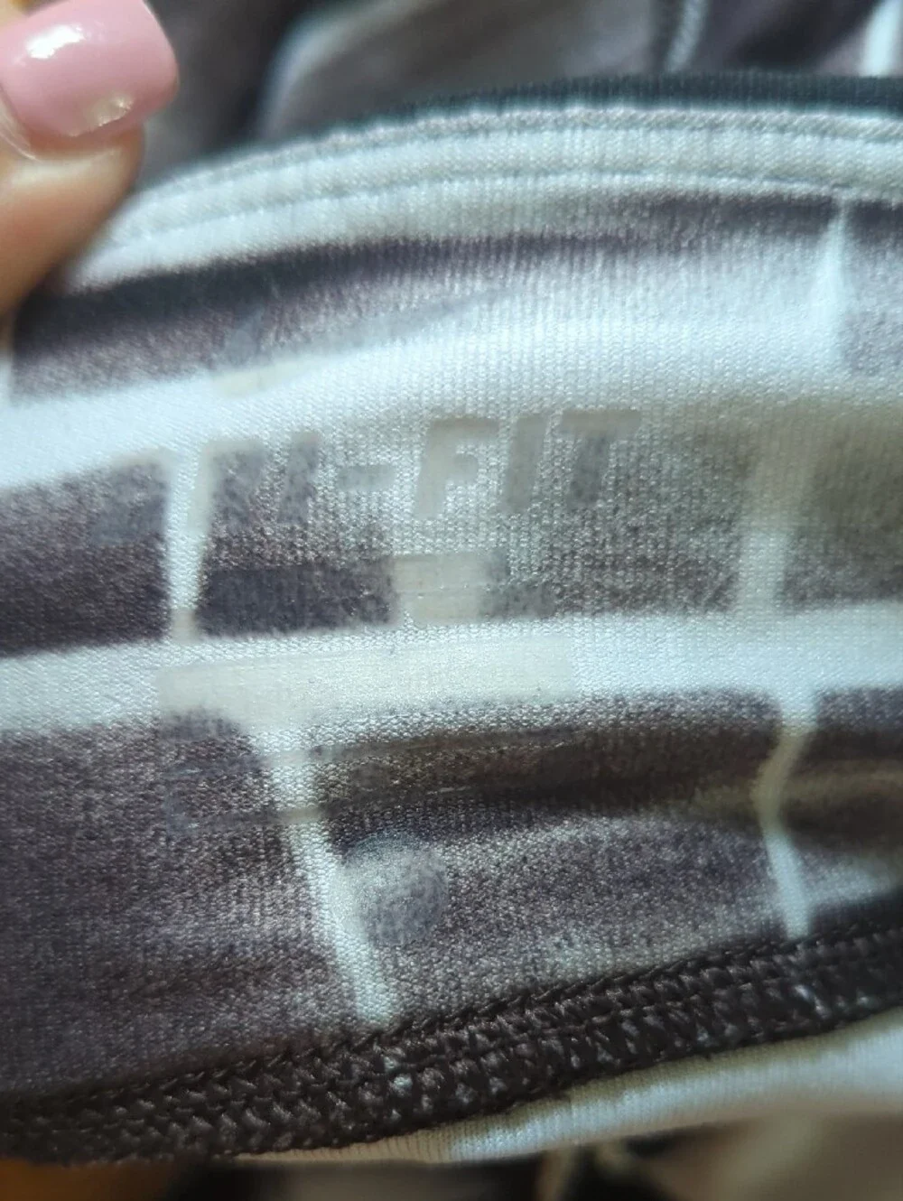 Nike Black and White Abstract-Print Joggers
